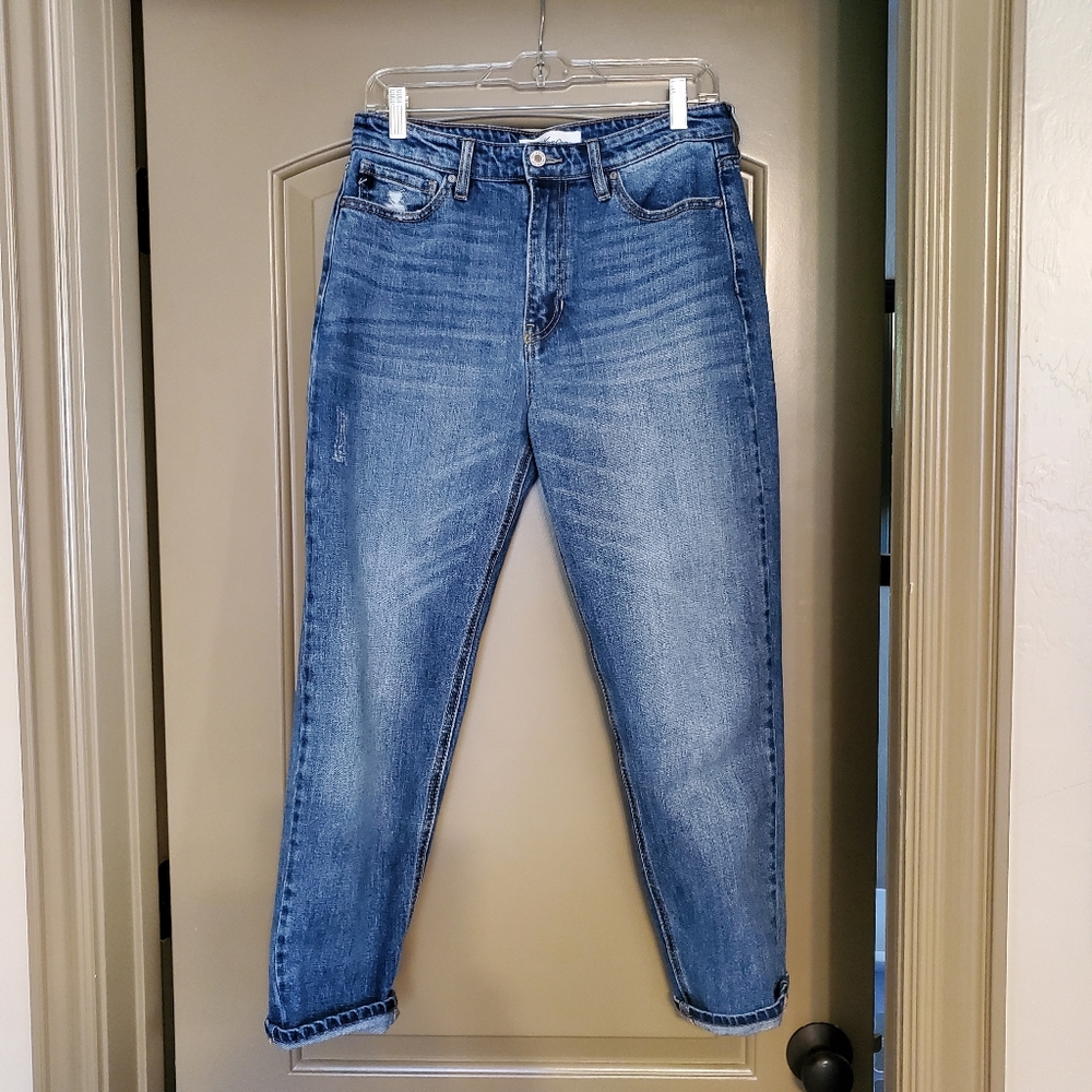 Bohme Women's High Rise Mom Jeans Size 28 Waist